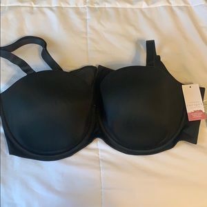 Lane Bryant 46D Black Straps + Strapless Bra